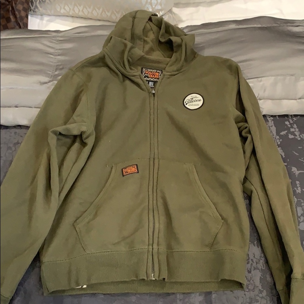 Volcom zip-up sweater